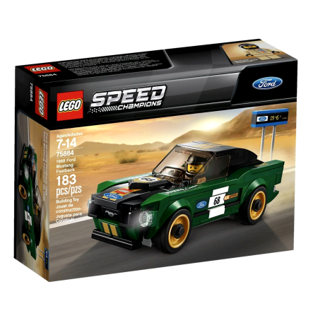 LEGO Speed Champions 75884 - 1968 Ford Mustang Fastback